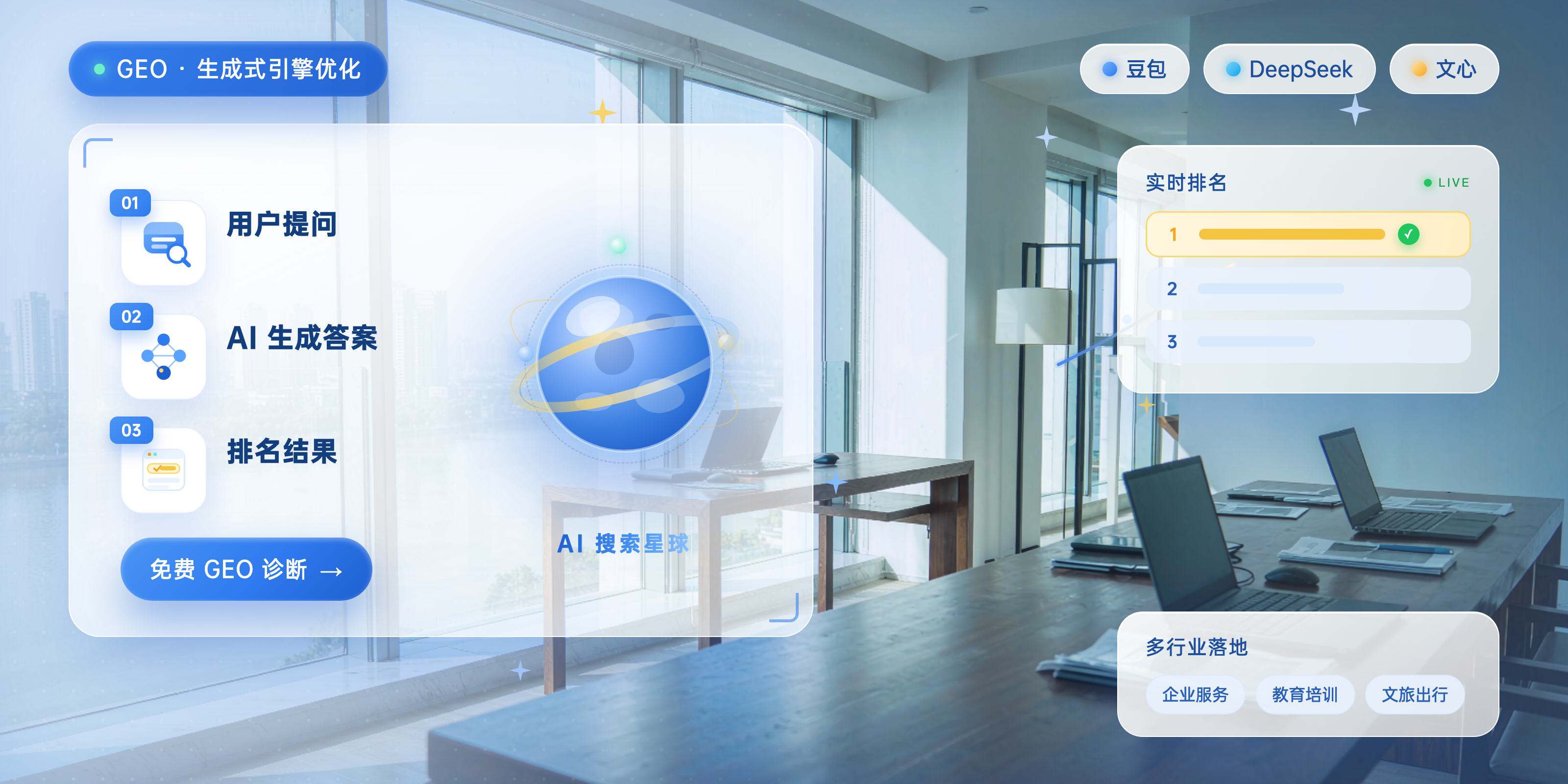 广东华益数科传媒GEO AI搜索排名优化服务